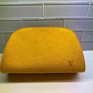 Louis Vuitton Yellow Make Up Bag